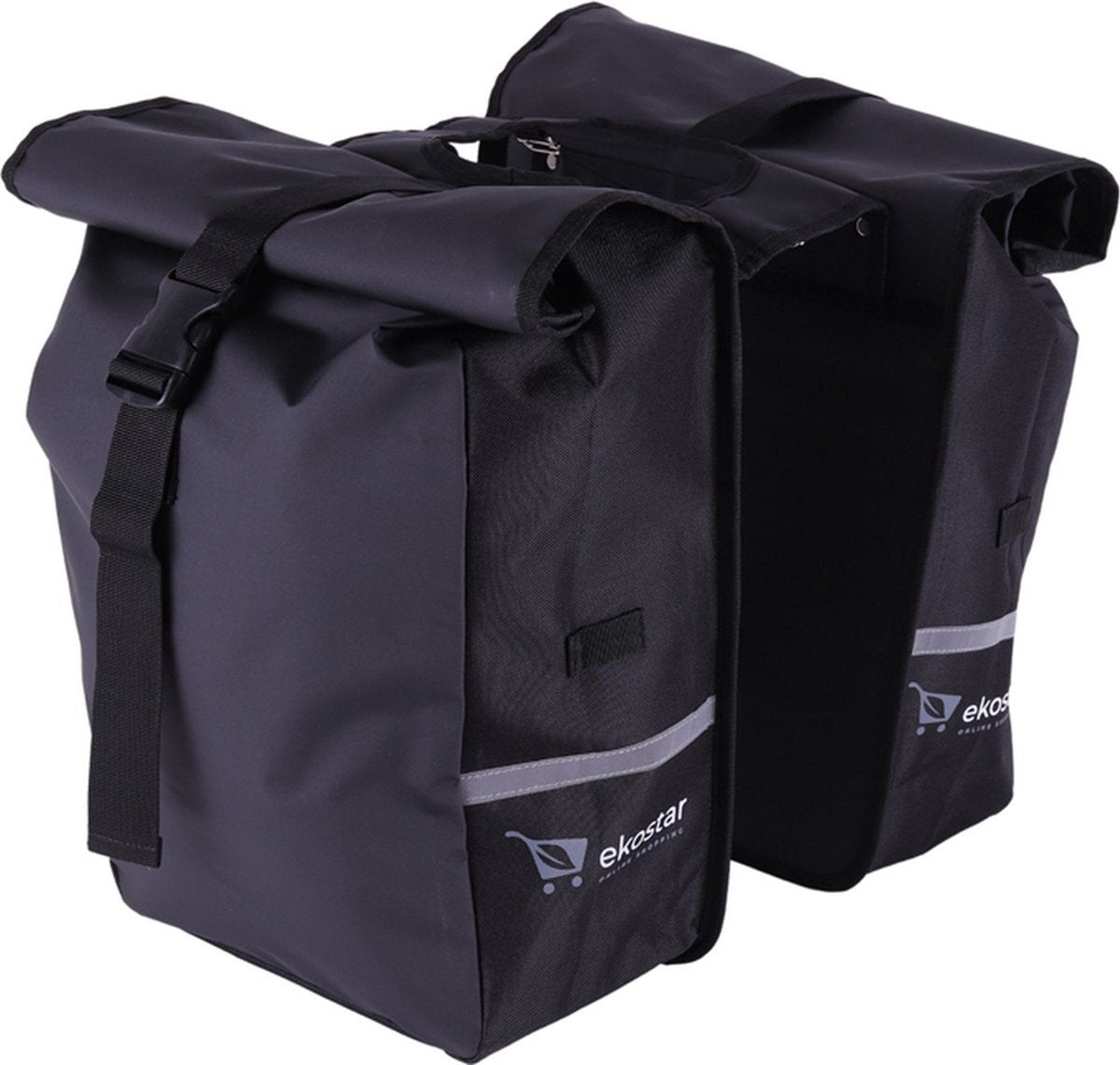 dubbele fietstas - roltop - waterafstotend - 46 L dubbele fietstas - roltop - waterafstotend - 46 L