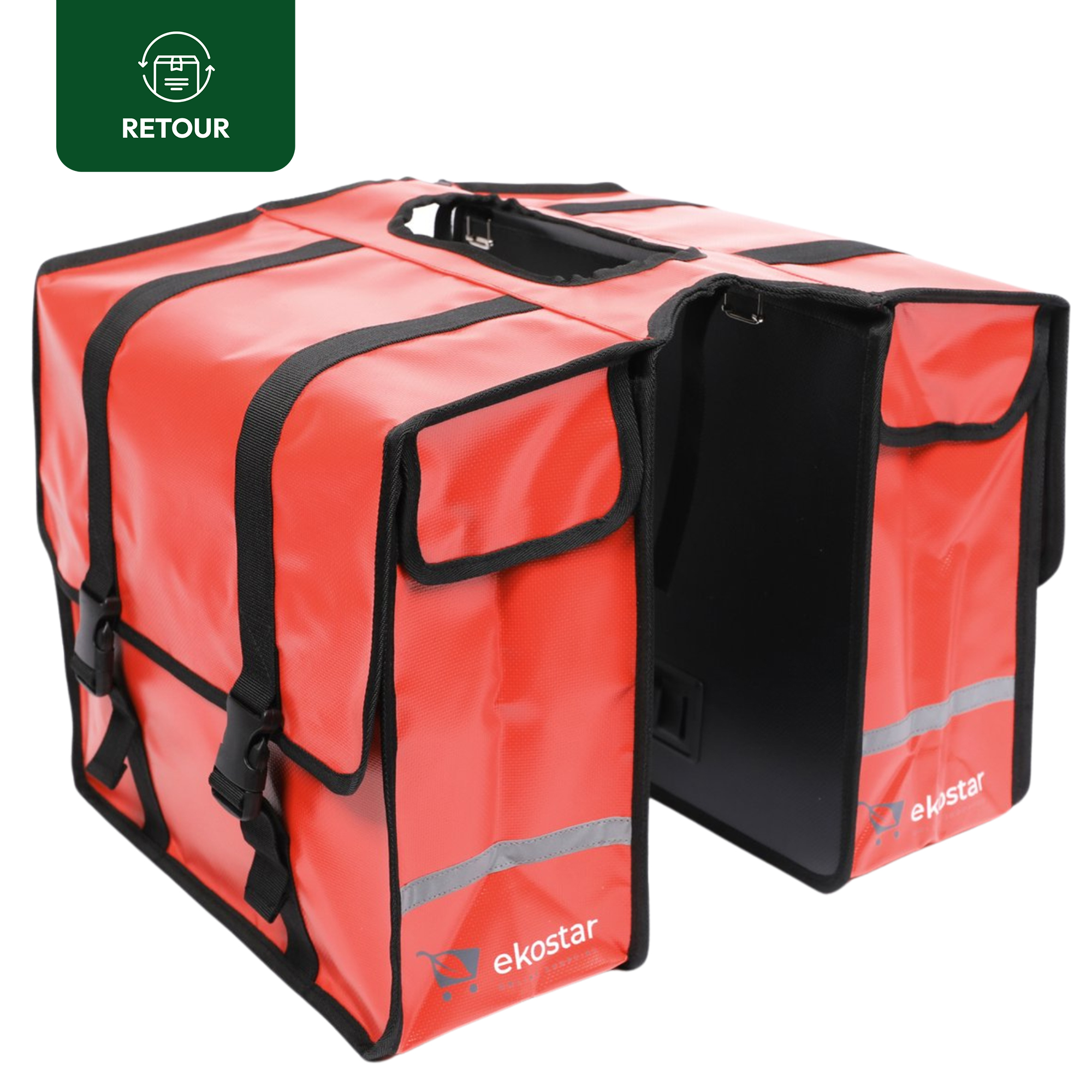 dubbele fietstas - waterdicht materiaal - 46L