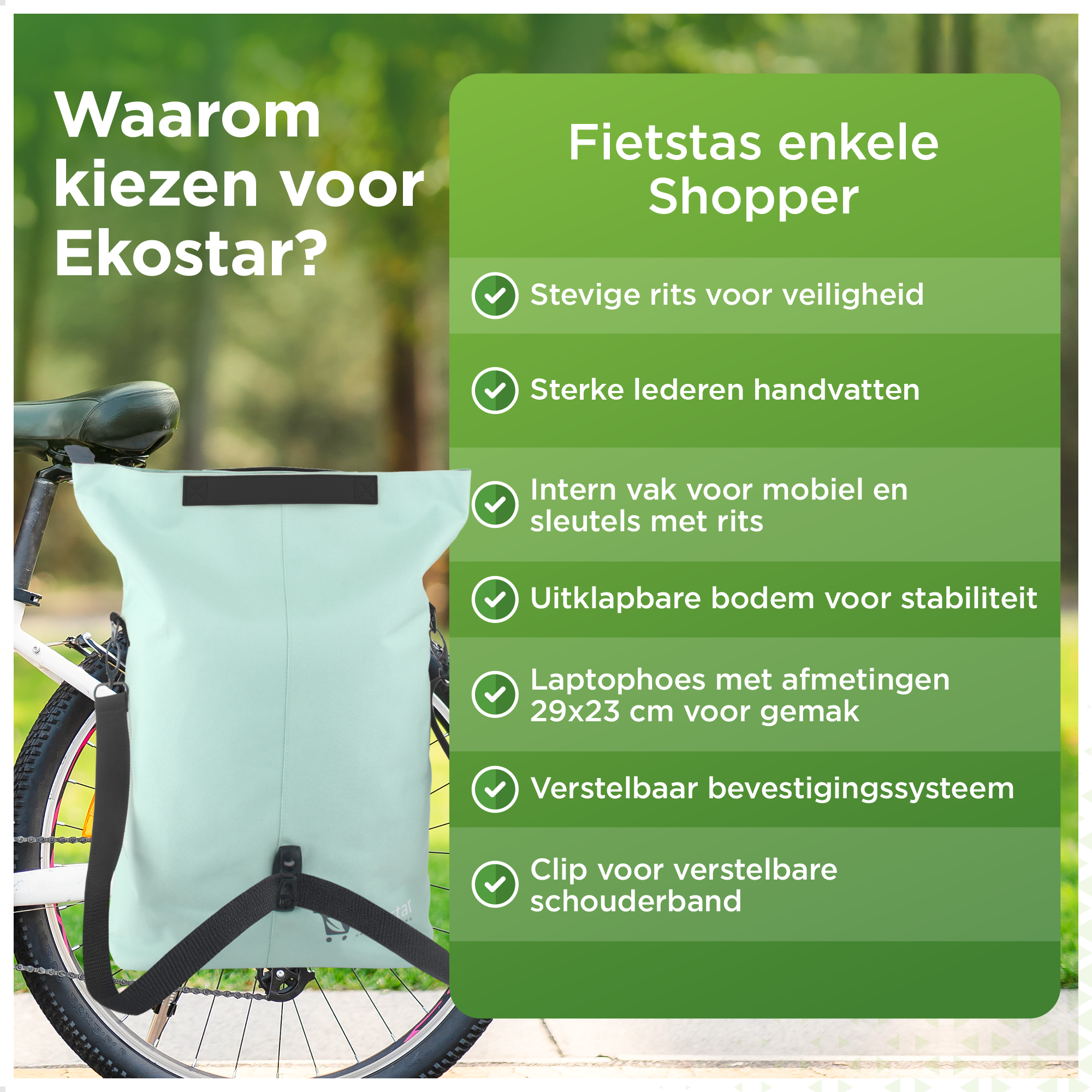 Ekostar shopper tas