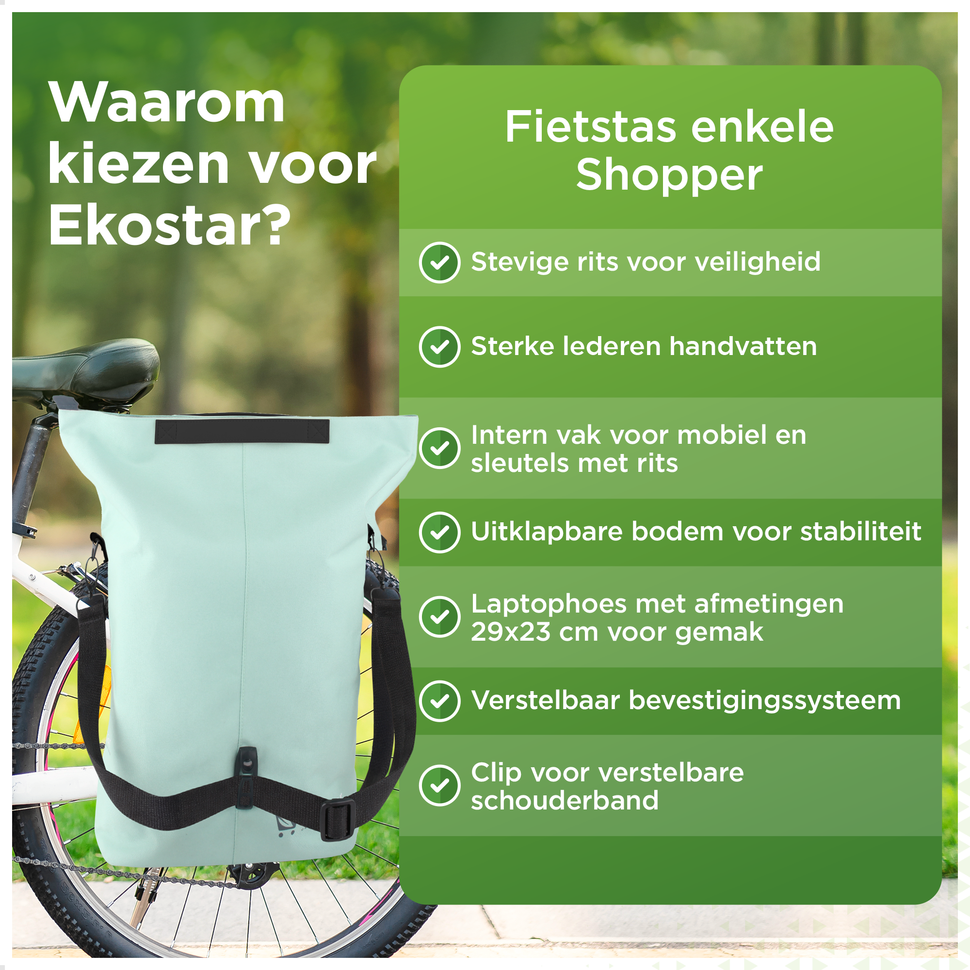Ekostar shopper tas